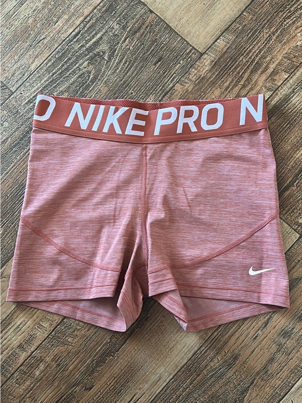 Nike Pro Women's Heather burnt orange Bike Shorts